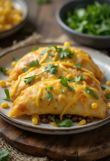 치즈와 콩을 곁들인 정통 멕시코 고르디타