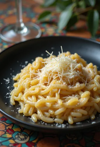 치즈와 향신료로 장식된 크리미한 질감의 이탈리아 리조또