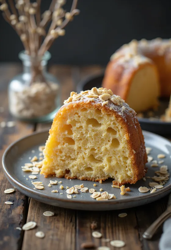 조각낸 오트밀 바닐라 구겔호프