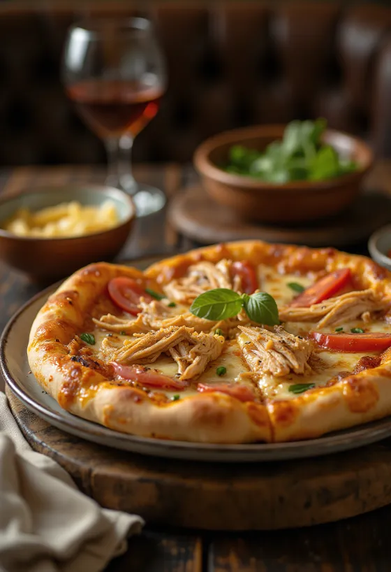 닭가슴살과 팜유로 만든 Pizza Nigérienne