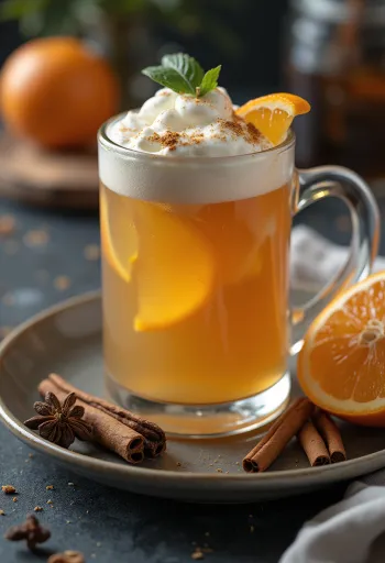 잔에 담긴 펀치 사이더