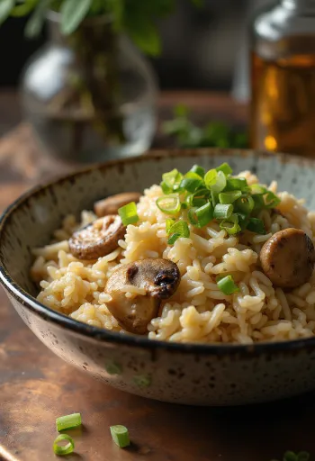 죽순 볶음밥 서빙 모습