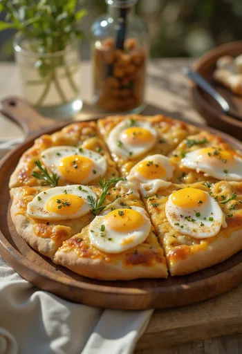 서빙된 피자 사비흐