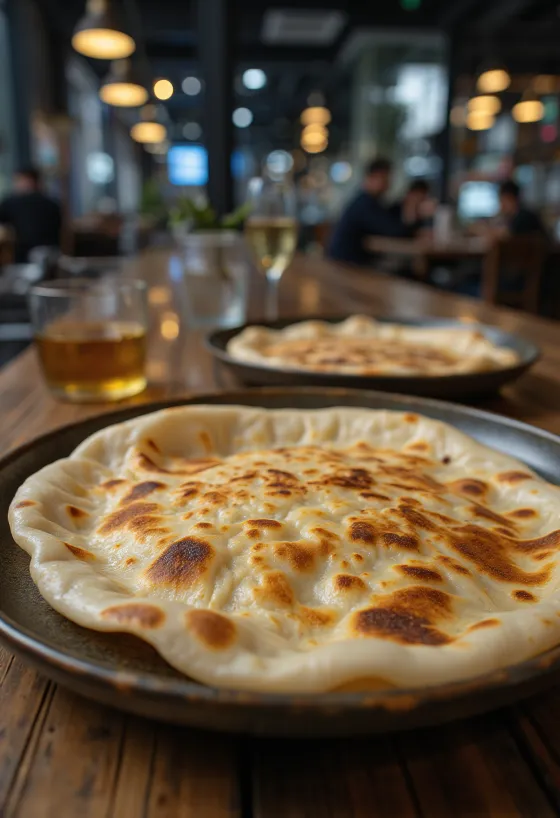 갓 구운 홈메이드 라바시 빵