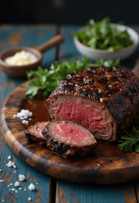 육즙이 풍부한 BBQ 스테이크