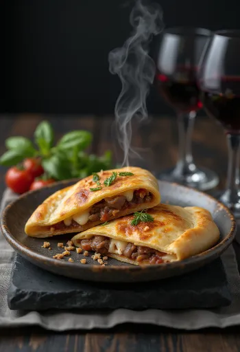 갓 구운 소고기 칼조네