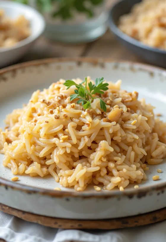 서빙된 오향 라이스