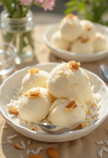 라파엘로 아이스크림 서빙 모습