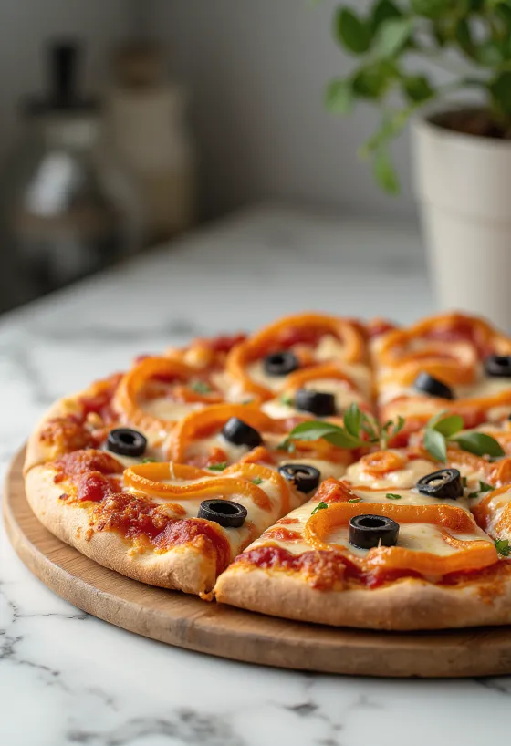 모짜렐라와 파르메산을 곁들인 페퍼로니 피자