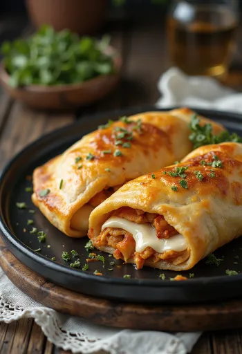 갓 구운 하리사 칼조네