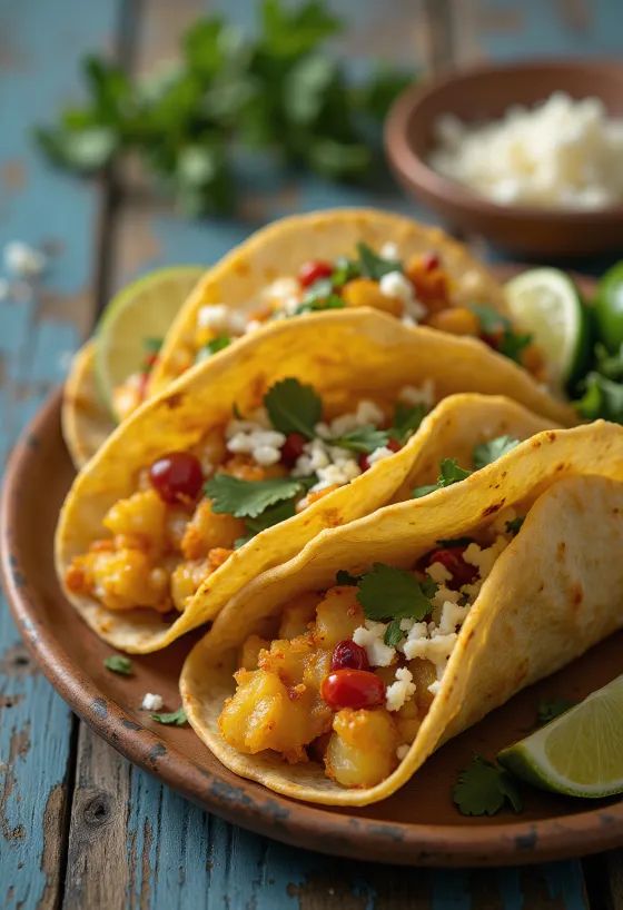 제공된 감자 타코