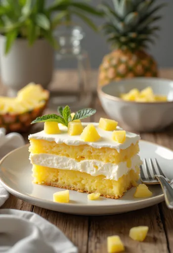 솔레로 파인애플 케이크