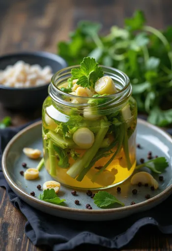 제공된 고수 피클