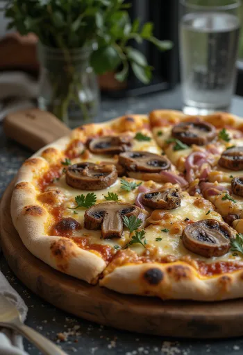 시베리아 사냥꾼 고기 피자