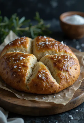 제공된 호밀가루 포카치아