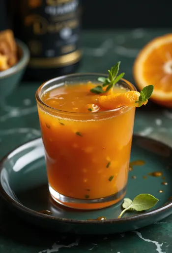 할라피뇨 오렌지 칠리 소스 플레이팅