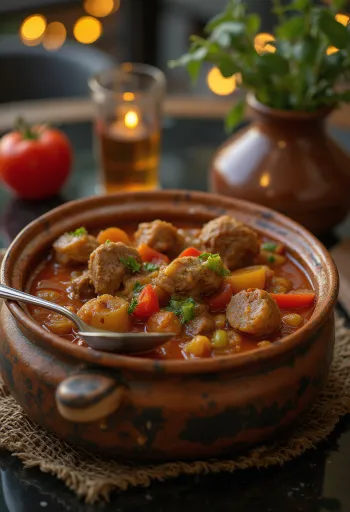 토기에 구운 테스티 케밥