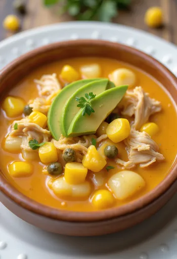 그릇에 담긴 치킨 아히아코