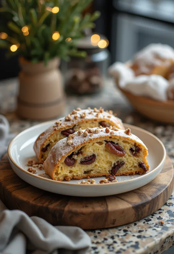 피칸 슈톨렌 플레이팅