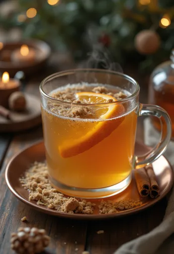 머그잔에 담긴 넛맥 사이다