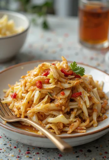 제공된 BBQ 그릴 매콤한 코울슬로