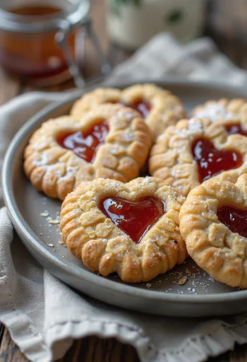접시에 담긴 허니 오트밀 린저