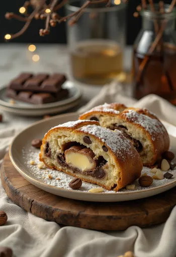 제공된 초콜릿 슈톨렌