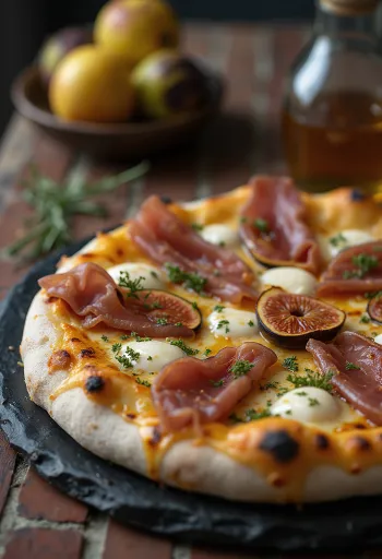 무화과와 햄을 곁들인 Pizza ai Fichi e Prosciutto