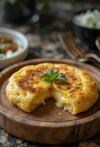 클래식 아레파, 한국 스타일로 차려진 음식